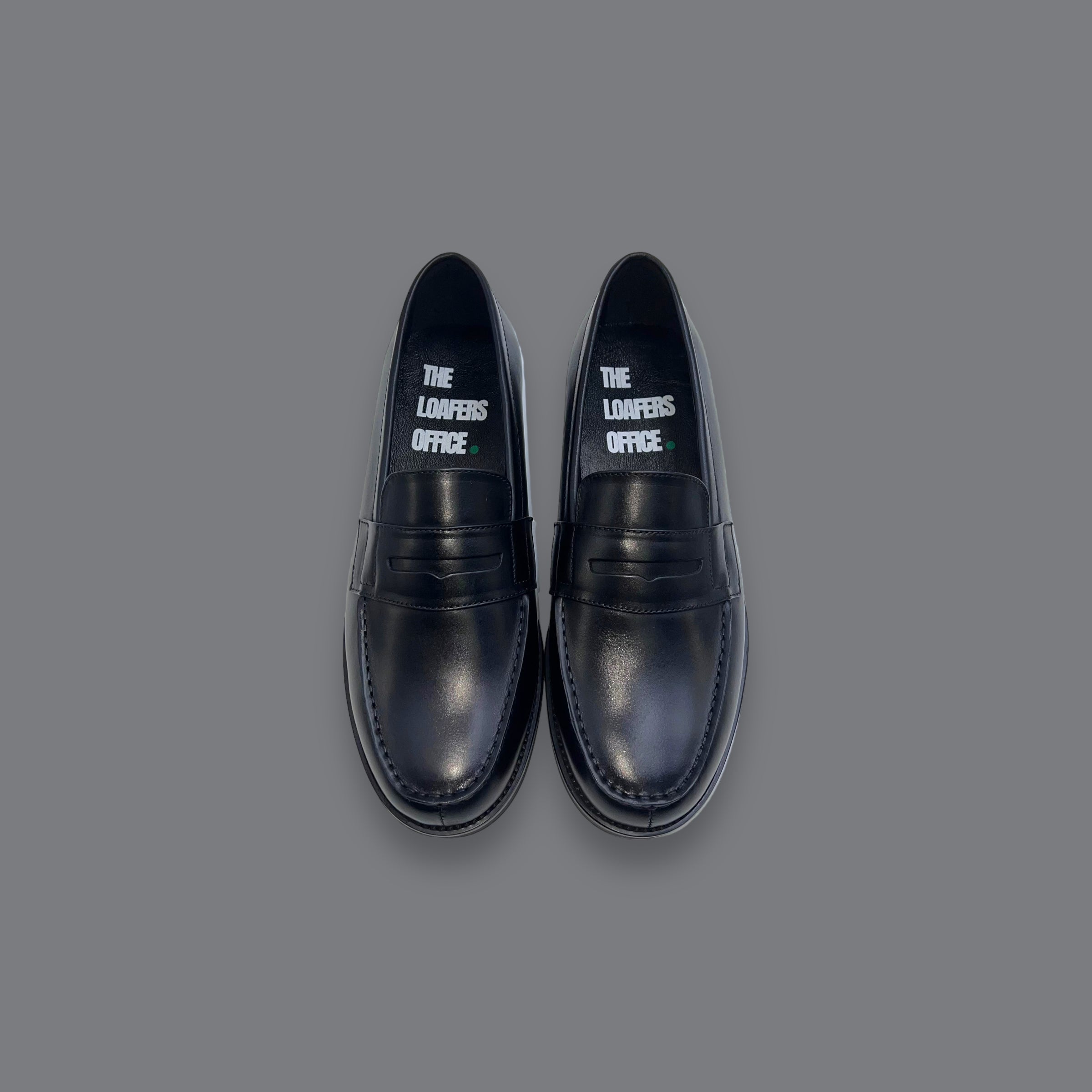 Retro Penny Loafer (Black)