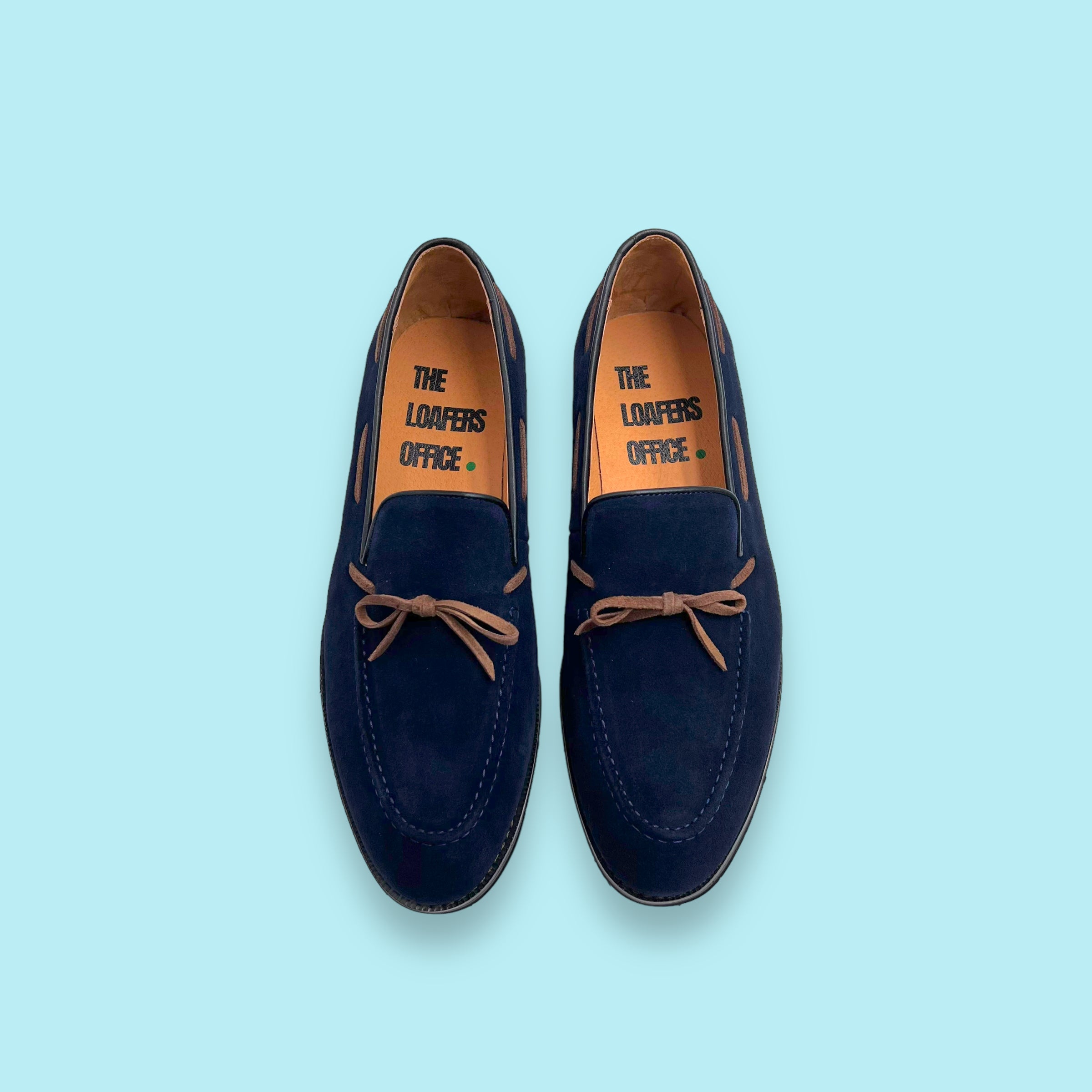 Suede Mocassin (Navy Blue)