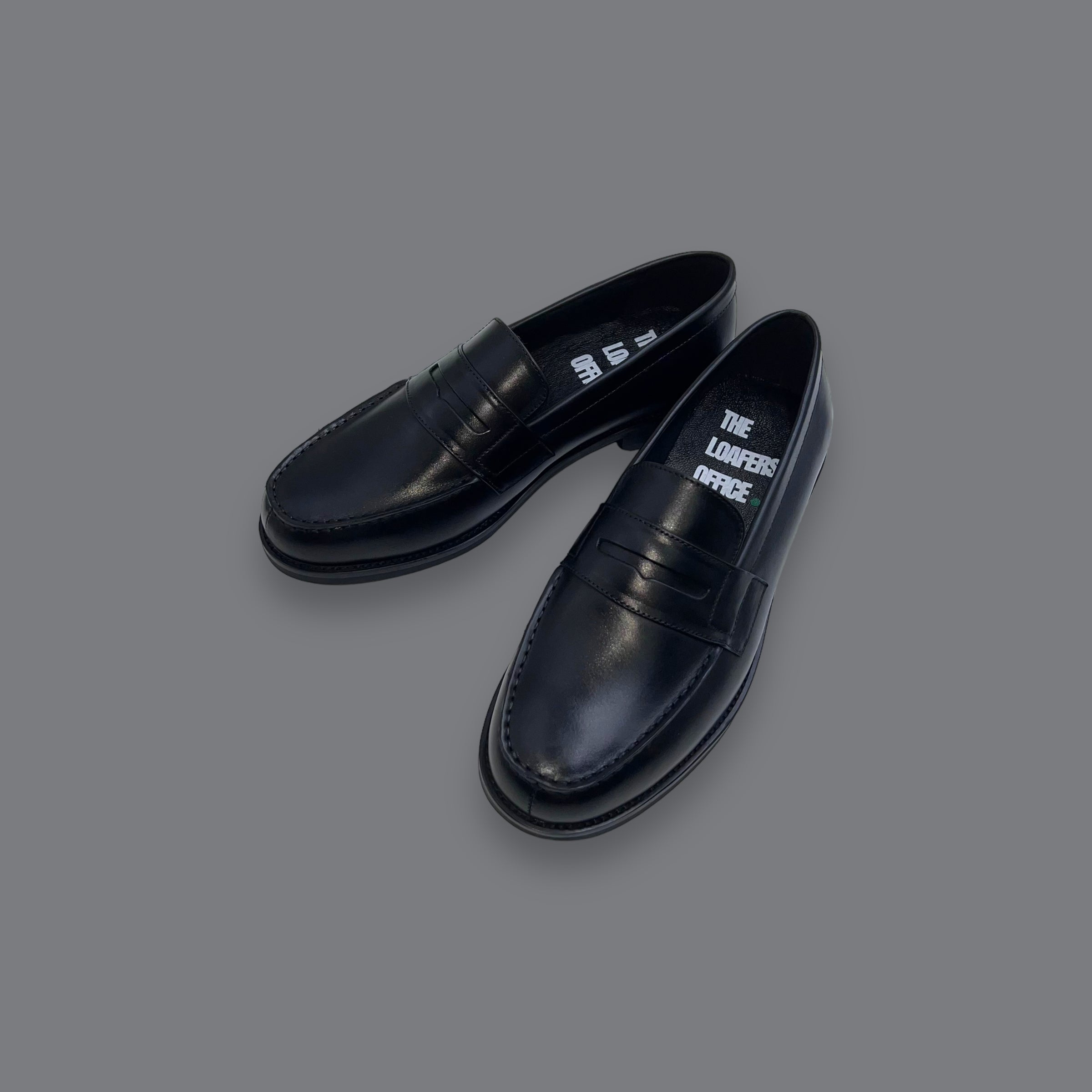 Retro Penny Loafer (Black)